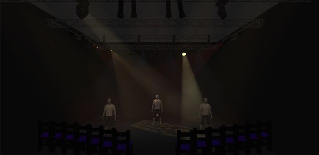 Augment3d pre-visualisation, cue 11